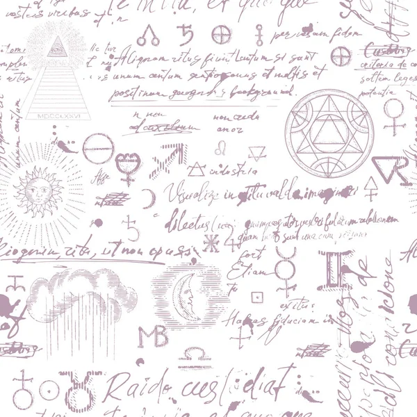 Esrarengiz bir el yazması deseni.