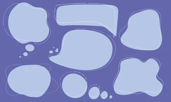 Un ensemble de bulles de parole — Image vectorielle