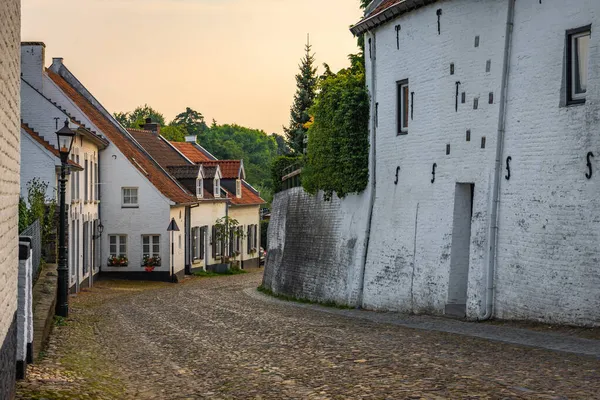 Hollanda Nın Limburg Eyaleti Ndeki Thorn Kasabasında Pitoresk Beyaz Evleri — Stok fotoğraf