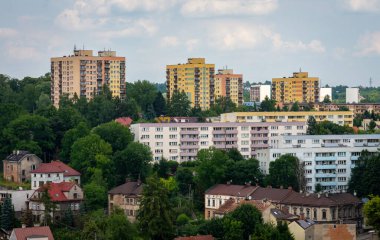 Piast Tower, Silezya Voyvoda, Polonya 'daki Cieszyn kasabasındaki eski apartman binaları