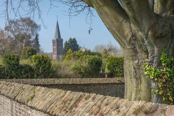 Keyenberg Deki Kilise Garzweiler Madenine Yer Açmak Için Yıkılacak — Stok fotoğraf