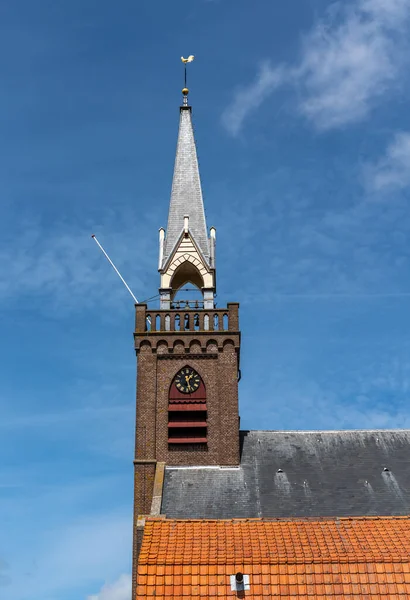 Torre Igreja Arnemuiden Província Zelândia Países Baixos — Fotografia de Stock