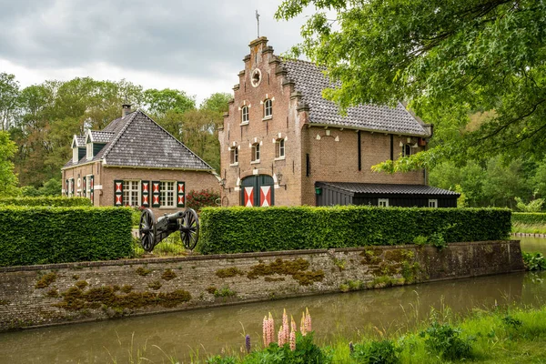 Wijhe Overijssel Hollanda 2022 Wijhe Köyündeki Gelder Malikanesinin Tarihi Binası — Stok fotoğraf