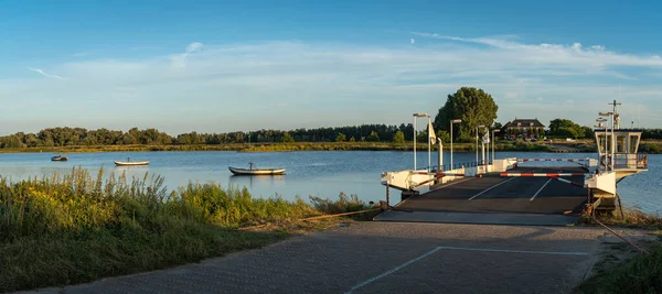 Wageningen Netherlands 2022 Ferry Service Nederrijn River Wageningen Opheusden Nearby — Photo