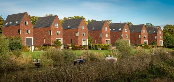 Modern Residential Neighbourhood Canal City Zwolle — Stock Photo, Image