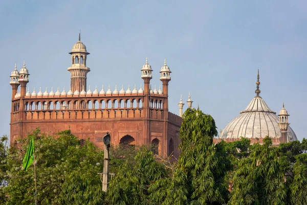 Jama Masjid 印度德里老城 — 图库照片