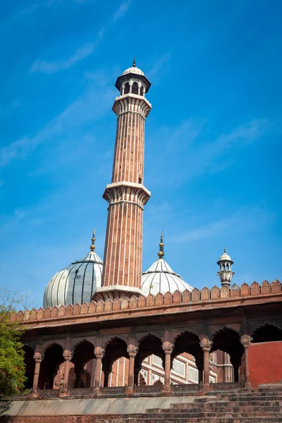 Jama Masjid Staré Město Dillí Indie — Stock fotografie
