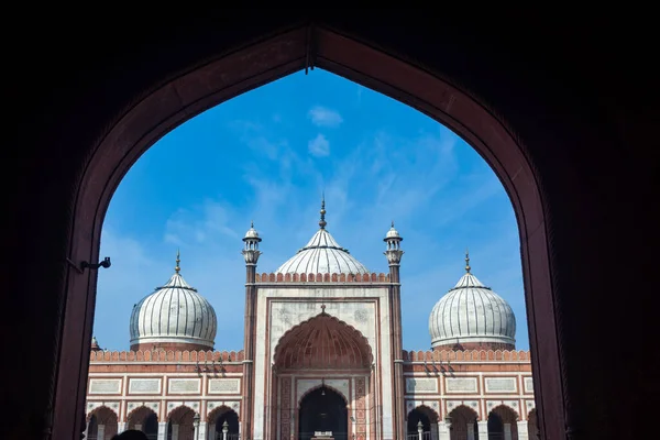 Jama Masjid Cidade Velha Delhi Índia — Fotografia de Stock