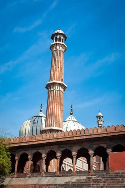 Jama Masjid Stare Miasto Delhi Indie Zdjęcie Stockowe