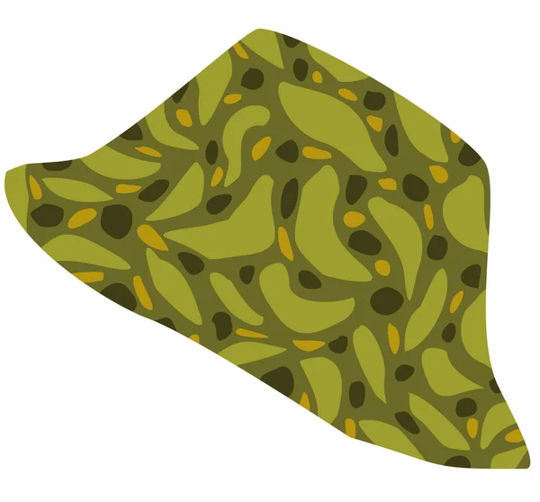 Panamahatt Kamouflagefärg — Stock vektor