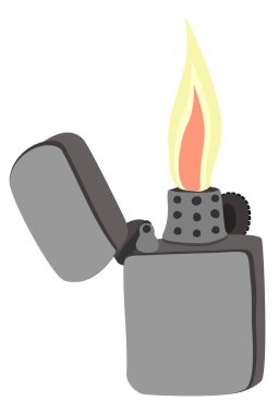 Daha hafif. Vektör izole illüstrasyonu.