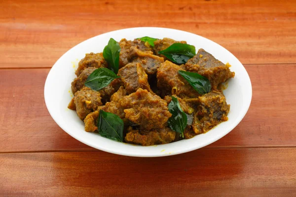 Beef Dry Fry Kerala Food Item — Stock Photo, Image