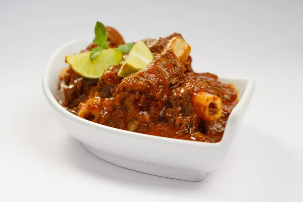 Curry Cordero Curry Cordero Cocina India Picante — Foto de Stock