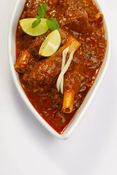 Curry Cordero Curry Cordero Cocina India Picante — Foto de Stock