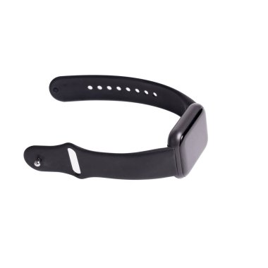 Beyaz arka planda siyah akıllı izle