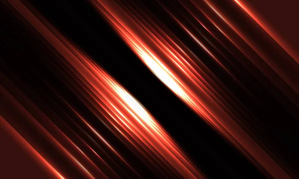 Fondo Geométrico Rojo Oscuro Con Líneas Luz Roja Diagonal Brillante — Vector de stock