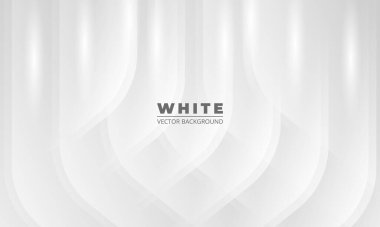 Sunum, kapak veya broşür için soyut beyaz arkaplan