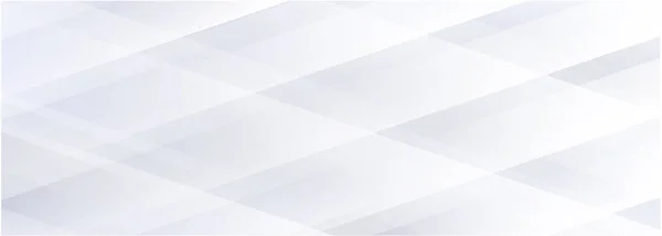 Plantilla de presentación de diseño gráfico de banner ancho abstracto blanco fondo con líneas diagonales — Vector de stock