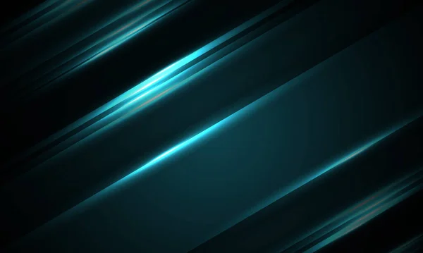 Fond géométrique foncé avec des lignes lumineuses verticales turquoise. Illustration de jeux sportifs — Image vectorielle