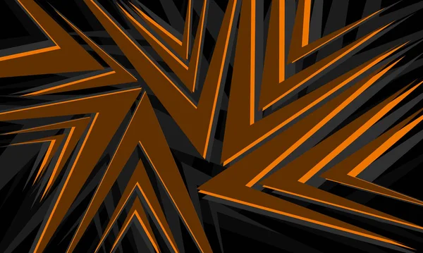 Resumen moderno naranja y gris flechas fondo de dibujos animados — Vector de stock