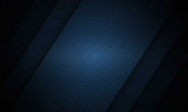Dark blue background. Dark metal texture steel background. Navy blue carbon fiber texture. — Stock Vector