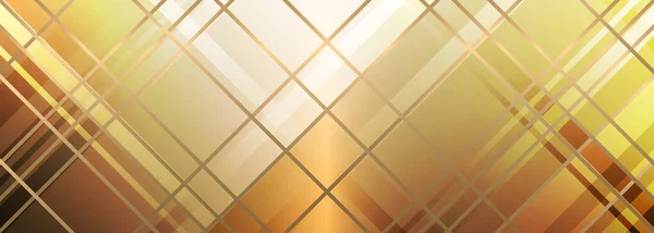 Abstrakter eleganter Luxus-Hintergrund mit goldenen Überlappungen und Linien — Stockvektor