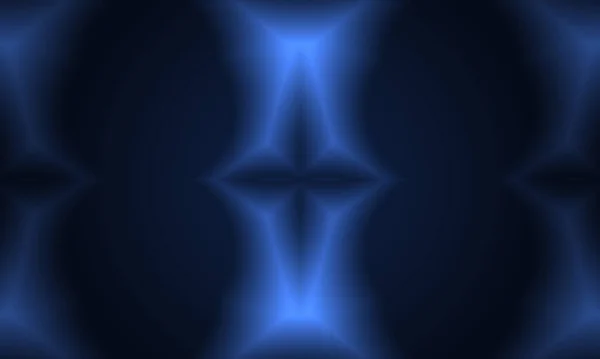 Fondo Geométrico Futurista Azul Con Formas Abstractas Resplandecientes Ilustración Vectorial — Vector de stock