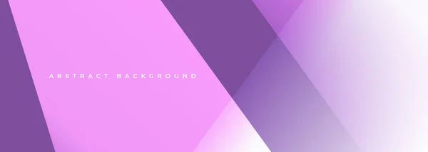 Paarse Roze Moderne Abstracte Achtergrond Met Geometrische Vormen Violette Brede — Stockvector