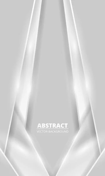Розкішний Абстрактний Вертикальний Фон Срібними Градієнтними Лініями Трикутними Стрілками Тінями — стоковий вектор