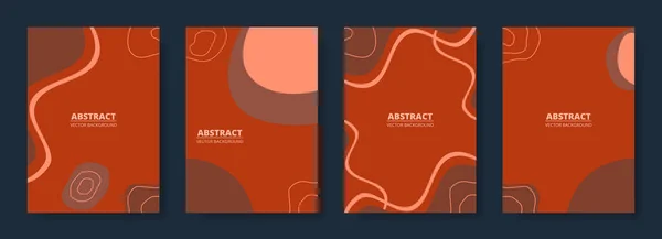 Set Creative Covers Modern Design Style Posters Brochures Social Media — Archivo Imágenes Vectoriales