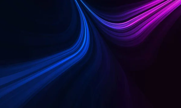 Abstract Modern Blue Pink Flow Background High Speed Movement Lines — Wektor stockowy