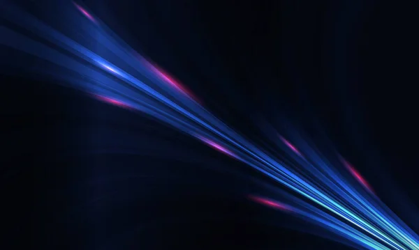 Абстрактный Современный Темно Синий Технологический Фон Светло Розовыми Неоновыми Дождями — стоковый вектор