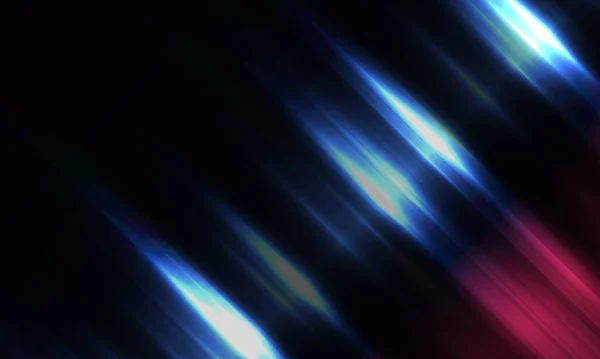 Абстрактный Темно Синий Фон Красочными Диагональными Светящимися Линиями Лучами Векторная — стоковый вектор