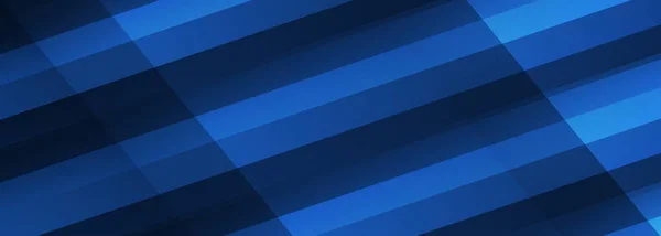Vektor Tmavě Modrý Abstraktní Moderní Široký Prapor Světle Modrými Lesklými — Stockový vektor