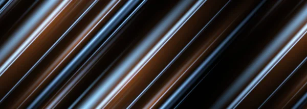 ベクトル3D茶色と青の縞模様の広い抽象的な背景 三次元レンダリング図 プレミアム抽象的背景 ベクターイラスト — ストックベクタ
