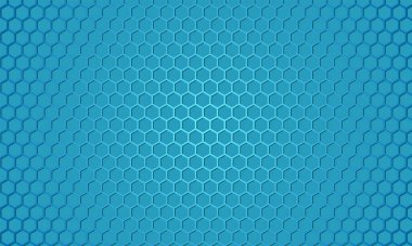 Mavi karbon fiber doku. Mavi metal altıgen desenli çelik arka plan. Web tasarım şablonu. Mavi karbon fiberli soyut bal peteği arka planı. Vektör illüstrasyonu EPS10.