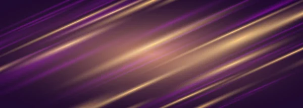 Темный Широкий Фон Эффектом Фиолетового Желтого Света Векторная Иллюстрация — стоковый вектор