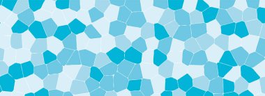 Mavi mozaik arka plan gölgeleri. Sancak için vektör illüstrasyonu izole edildi, metin için alanı kopyala.