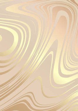 Sıvı boya tasarım kartı. Tozlu gül ve altın mermer jeot çerçevesi. Bahar düğünü davetiyesi. Pembe alkol mürekkebi. Boya akış stili. Vektör illüstrasyonu.