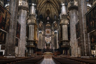 Milano 'daki Duomo di Milano İtalya