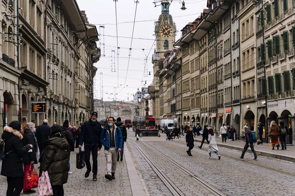 Bern İsviçre 'de Sokaklar