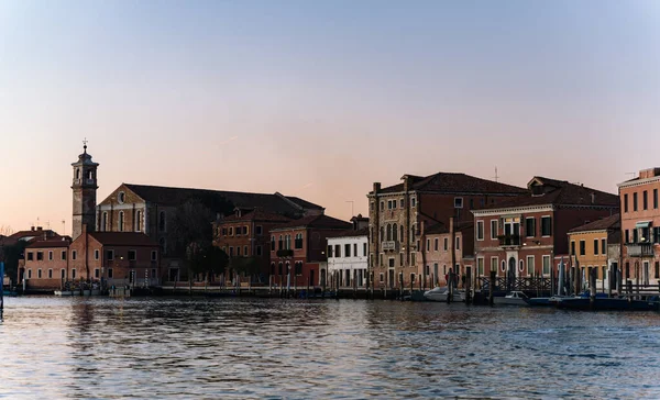 Geceleri Murano Venedik — Stok fotoğraf