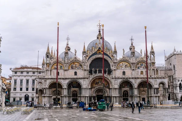 Basilica San Marco Velence Olaszország — Stock Fotó