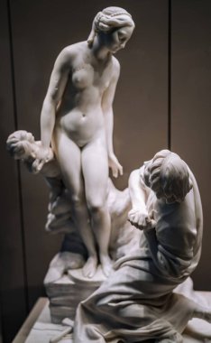 Louvre Müzesi 'nde sanat, Paris Fransa