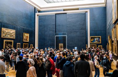 Louvre Müzesi 'nde sanat, Paris Fransa