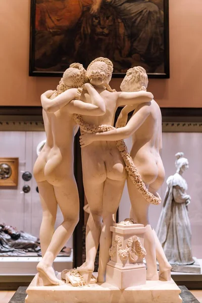 Искусство Музее Лувра Париже — стоковое фото