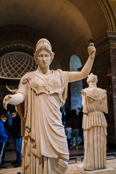 Louvre Müzesi 'nde sanat, Paris Fransa