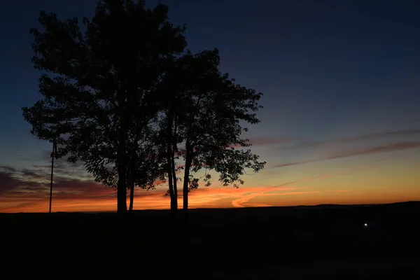 Dawn Autumn Morning Sainte Apolline Quebec Canada — Stock Photo, Image