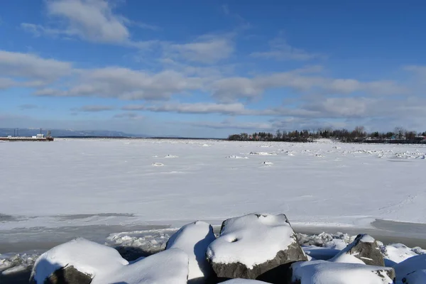 캐나다 퀘벡주 그라니 겨울을 — 스톡 사진