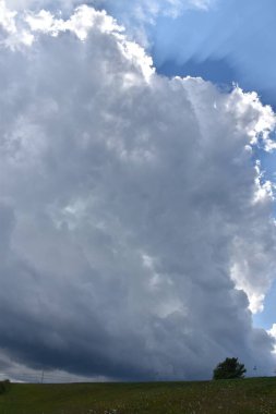 Fırtınadan önce gökyüzü, Sainte-Apolline, Quebec, Kanada